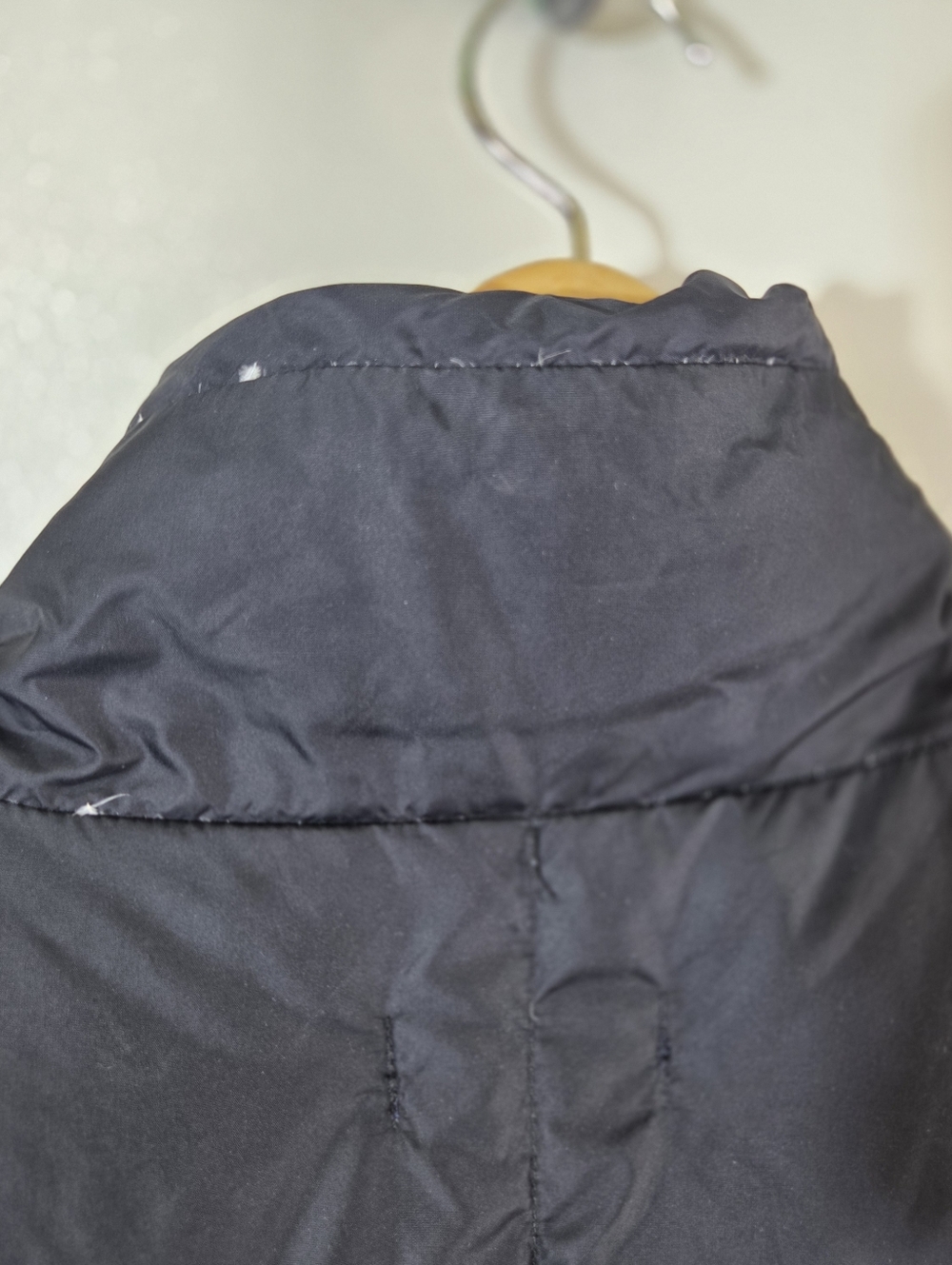 Lands End Mens XL Down Puffer Vest Black Full Snap Winter Lightweight Outdoor - Picture 7 of 11